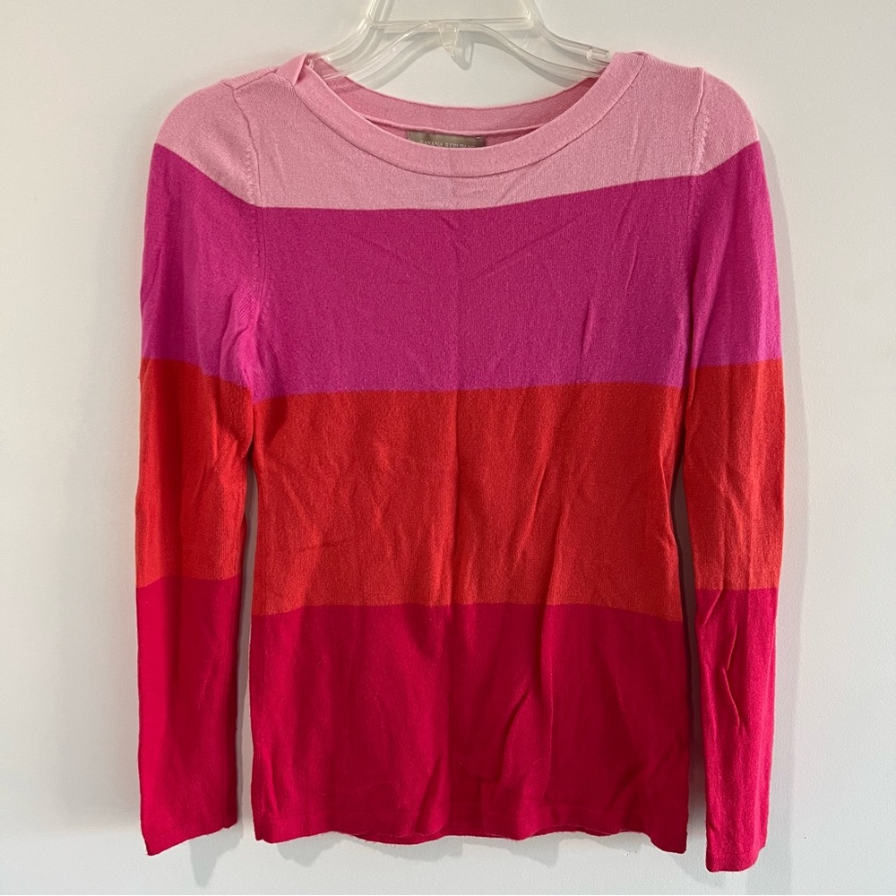 Pink Striped Sweater